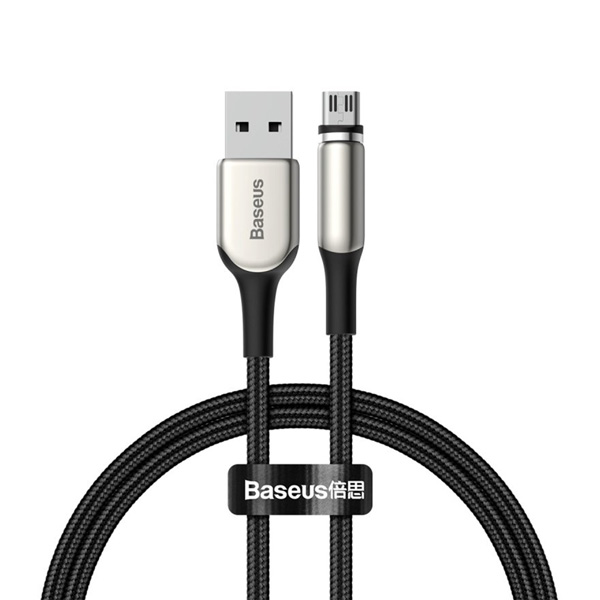 Baseus Zinc Magnetic 1.5A Cable USB For Micro 2M – Black